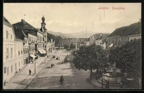 AK Leoben, Partie am Hauptplatz