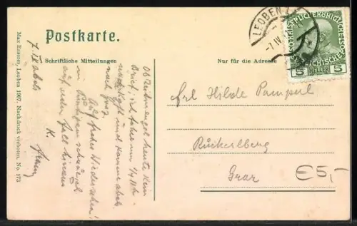 AK Leoben, Partie am Hauptplatz