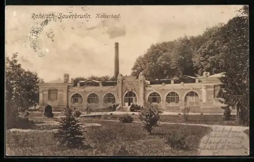 AK Rohitsch-Sauerbrunn, Kaiserbad mit Anlagen