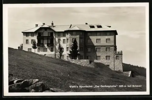 AK Krimml, Waltl's Sporthotel Zur Gerlosplatte