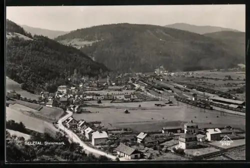 AK Selztal /Stmk., Ortsansicht aus der Vogelschau