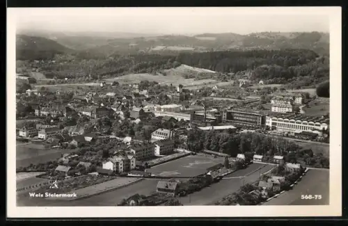 AK Weiz, Teilansicht mit Fabriken