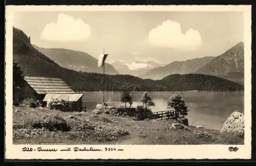 AK Altaussee, Teilansicht mit dem Dachstein