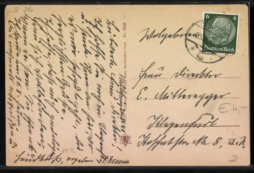 AK Selztal, Ortsansicht mit Strassenpartie