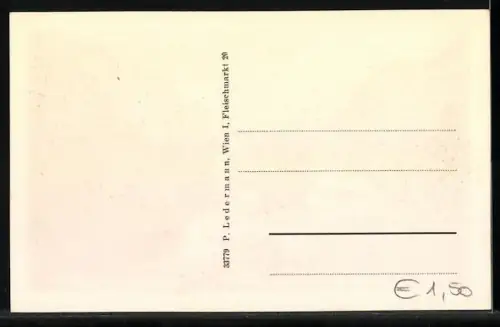 AK Johnsbach, Ortsansicht m. Gr. Buchstein, Oedsteingrat, Gesäuse
