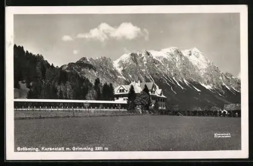 AK Gröbming, Kuranstalt mit Grimming