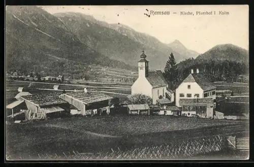 AK Ramsau, Kirche, Pfarrhof