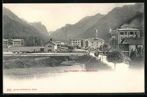 AK Neu-Toblach, Teilansicht mit Wohnhäusern