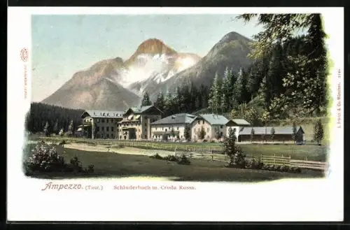 AK Ampezzo, Schluderbach m. Croda Rossa
