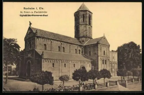 AK Rosheim, St. Peter- & Paulskirche