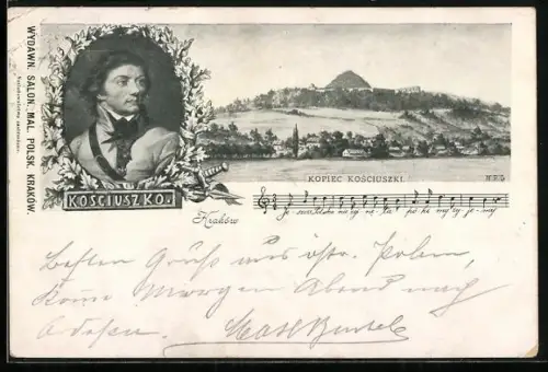 AK Kosciuszko, Polnischer Nationalheld