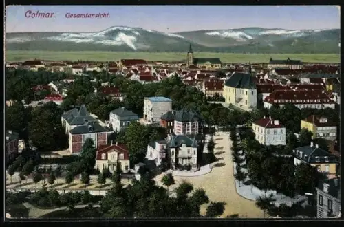 AK Colmar, Gesamtansicht mit Kirche