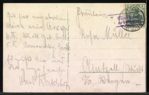 AK Colmar, Gesamtansicht mit Kirche