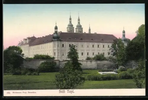 AK Tepl, Blick auf den Stift