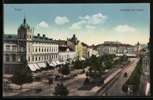 AK Arad, Andrássy-téri részlet