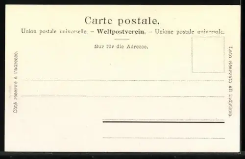 AK Genève, Hotel Beau-Rivage, Panorama