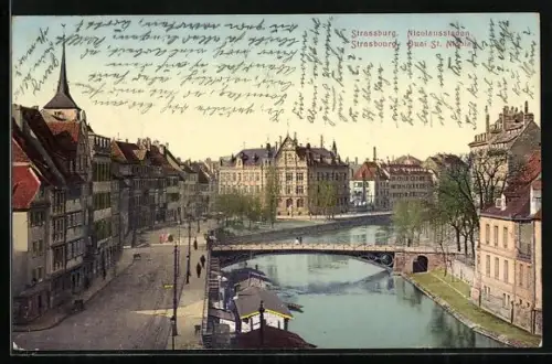 AK Strassburg /Els., Nicolausstaden