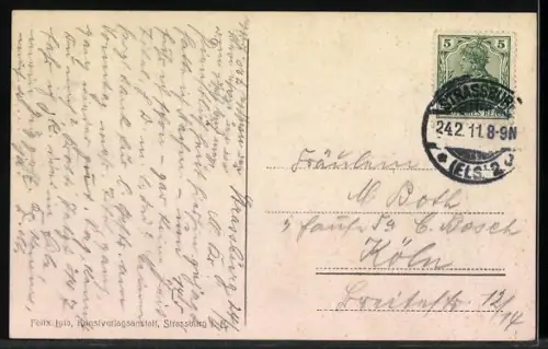 AK Strassburg /Els., Nicolausstaden