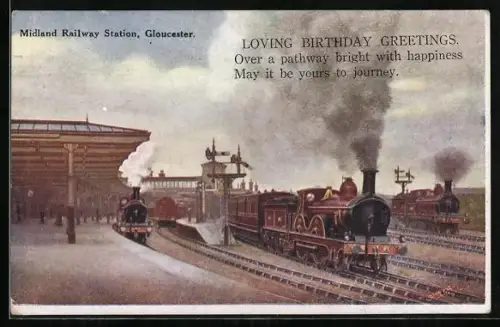 AK Gloucester, Midland Railway Station, Bahnhof