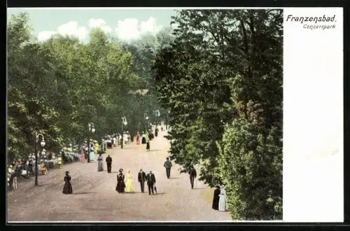 AK Franzensbad, Concertpark