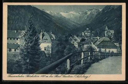 AK Böckstein b. Bad Gastein /Salzburg, Ortsansicht aus der Vogelschau