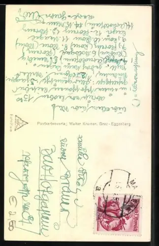 AK Leoben, Strassenpartie zum Stadtturm