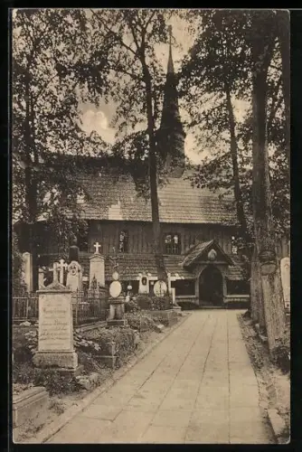 AK Braunau, Friedhofskirche zu Unserer lieben Frau