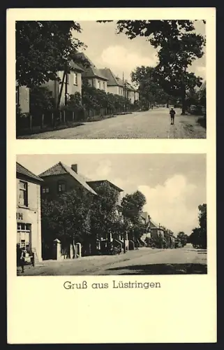 AK Lüstringen, Strassenansichten aus dem Ort