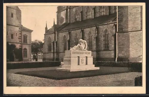 AK Bühl / Baden, Kriegerdenkmal der im Weltkriege gefallenen Helden der Stadt