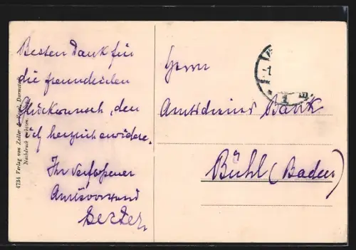 AK Mannheim, Grossh. Bezirksamt