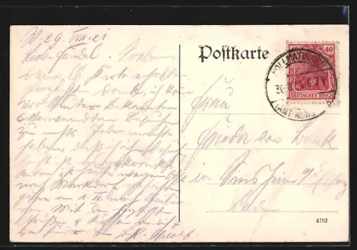 AK Wollmatingen, Totalansicht