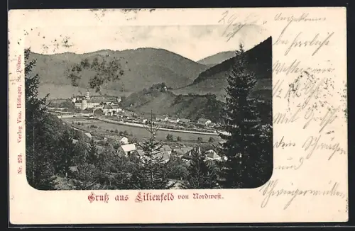 AK Lilienfeld, Gesamtansicht von Nordwest