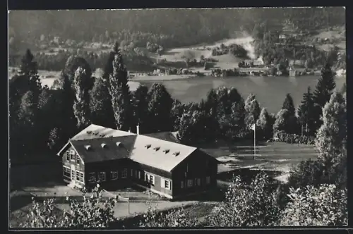 AK Villach, Haus Landskron am Ossiachersee, evangelisches Jugendheim
