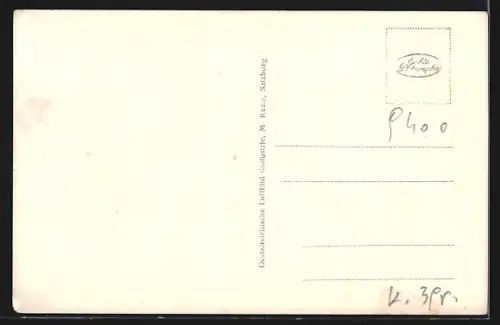 AK Wolfsberg /Kärnten, Totalansicht vom Flugzeug aus