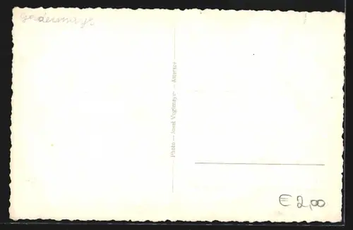 AK Unterach am Attersee, Gesamtansicht aus der Vogelschau