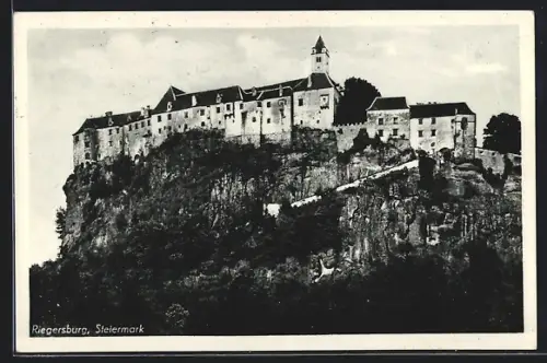 AK Riegersburg /Stmk., Burg, Panoramaansicht