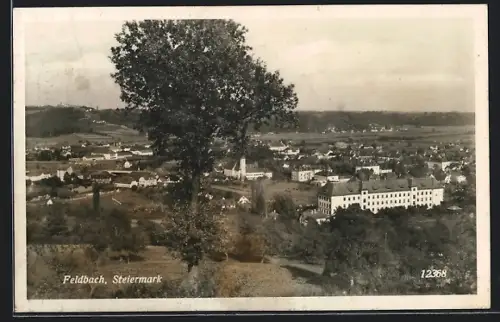AK Feldbach /Stmk., Totalansicht aus der Vogelschau