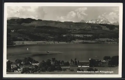 AK Keutschachersee, Seepartie mit Mittagskogel