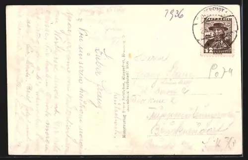 AK Keutschachersee, Seepartie mit Mittagskogel