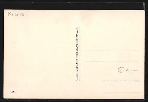 AK Göttweig, Blick zum Stift Göttweig