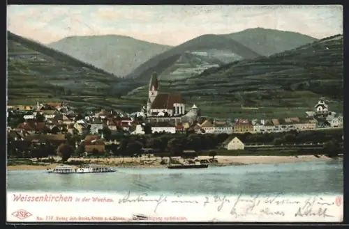 AK Weissenkirchen i. d. Wachau, Panorama