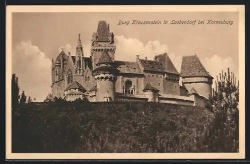 AK Leobendorf bei Korneuburg, Burg Kreuzenstein