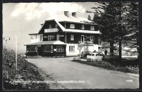 AK Steinhaus a. S., Alpengasthof Pfaffensattel, Bes. M. Grundbichler