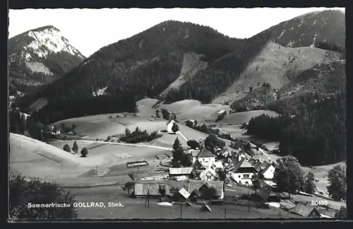 AK Mariazell /Stmk., Gollrad aus der Vogelschau