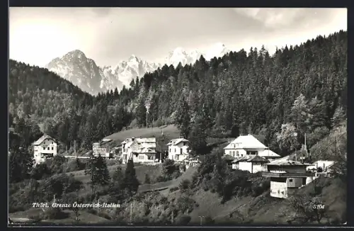 AK Thörl, Grenze zwischen Österreich und Italien