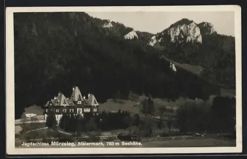 AK Mürzsteg /Steiermark, Jagdschloss Mürzsteg