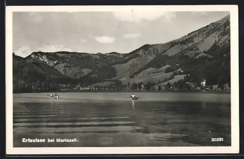AK Mariazell, Boote auf dem Erlaufsee