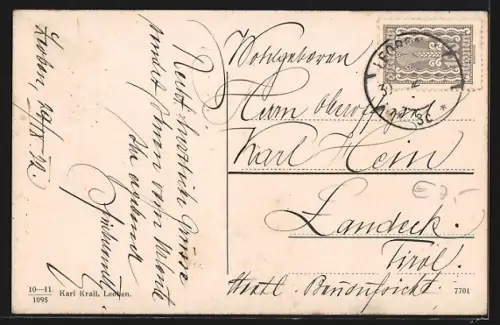 AK Tragöss, Kreuzteich mit Messnerin