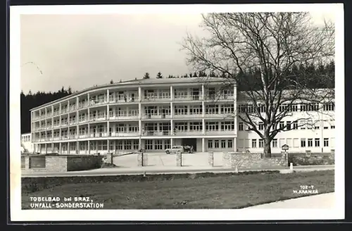 AK Tobelbad bei Graz, Blick auf die Unfall-Sonderstation