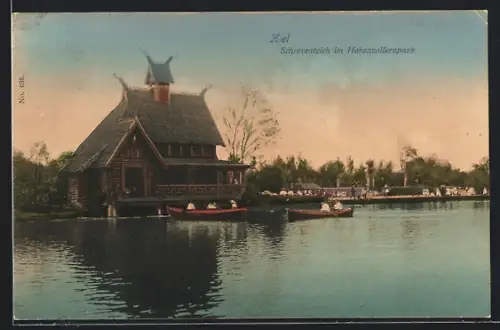 AK Kiel, Schwanenteich im Hohenzollernpark